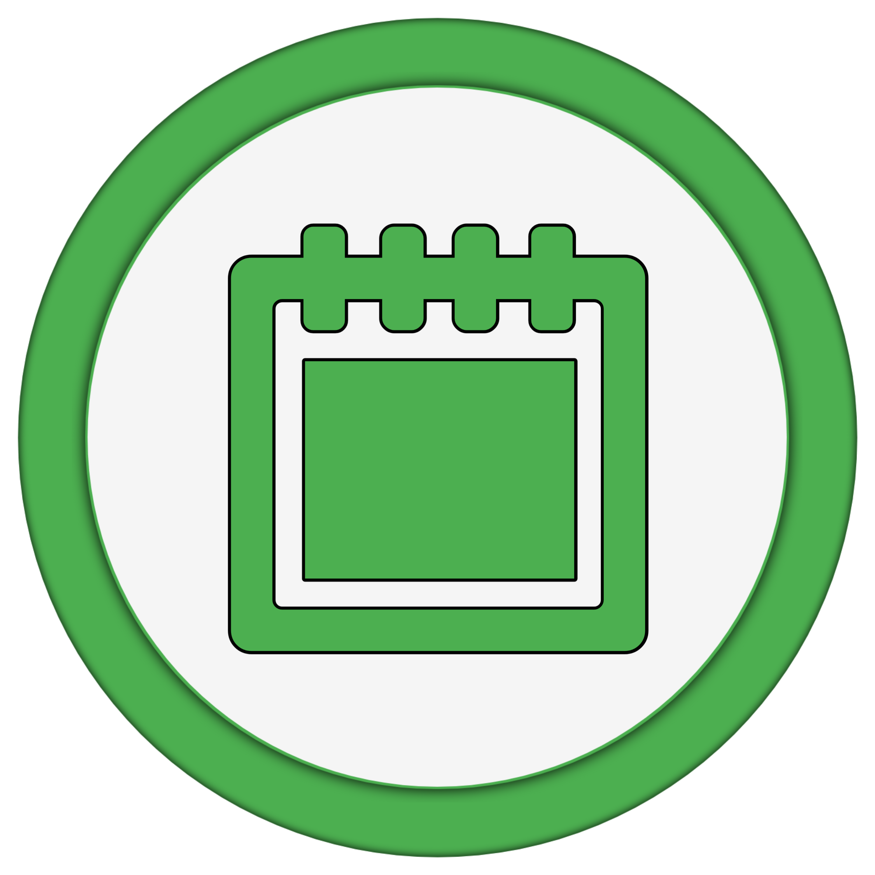 Calendar icon representing scheduling and maintenance planning